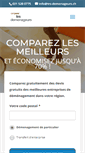 Mobile Screenshot of les-demenageurs.ch
