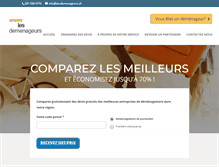 Tablet Screenshot of les-demenageurs.ch